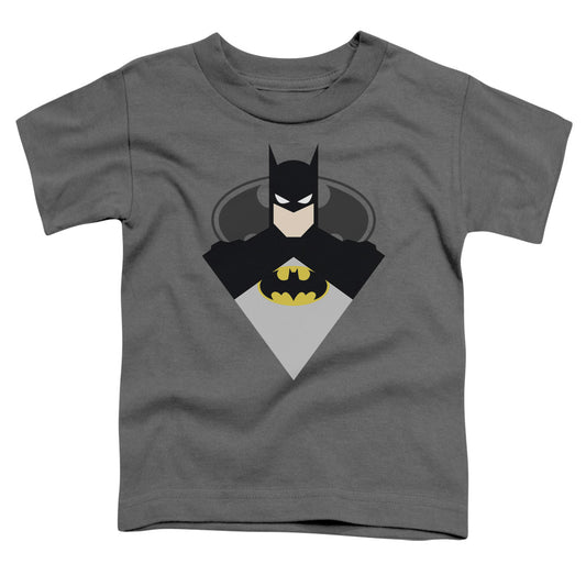 Batman - Simple Bat - Short Sleeve Toddler Tee - Charcoal T-shirt