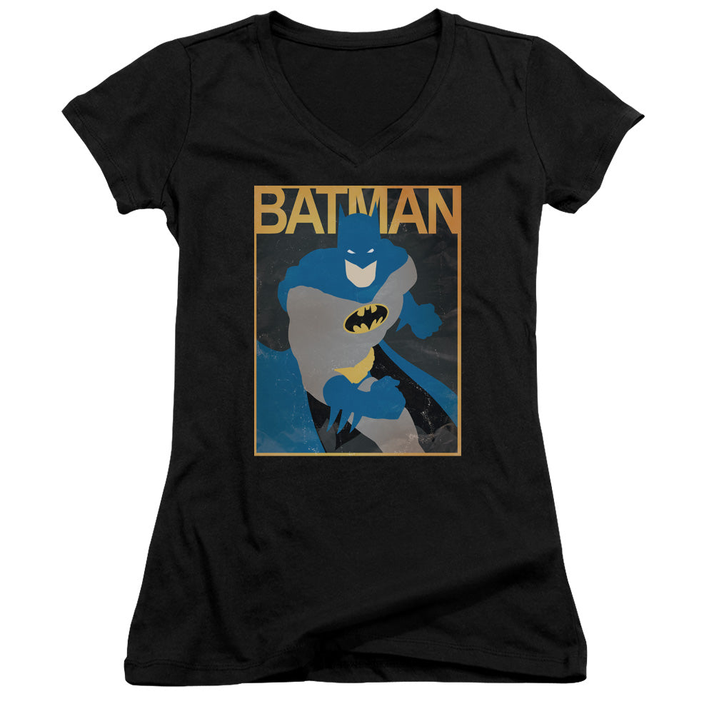 Batman - Simple Bm Poster-junior V-neck - Black