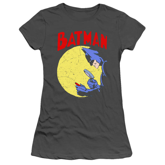 Batman - Detective 75 - Short Sleeve Junior Sheer - Charcoal T-shirt