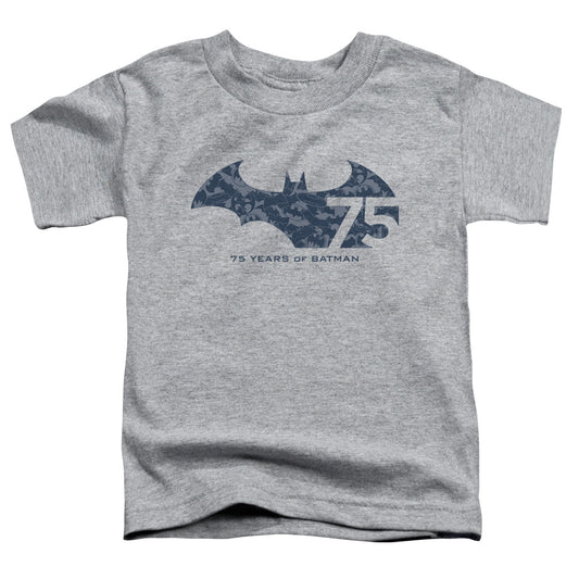 Batman - 75 Year Collage - Short Sleeve Toddler Tee - Athletic Heather T-shirt