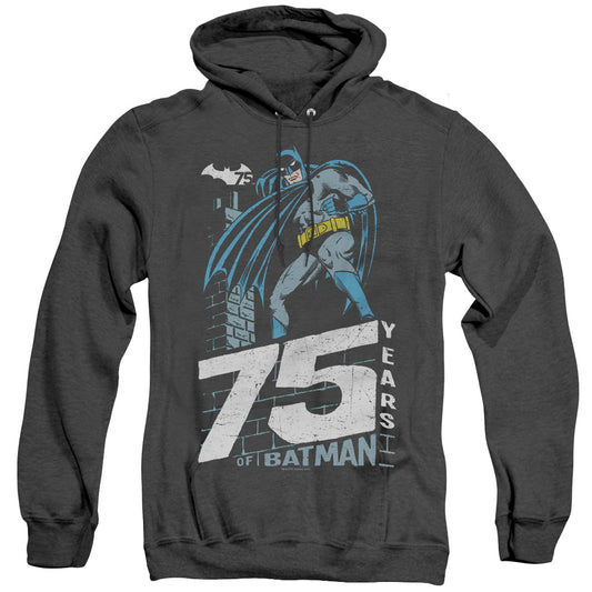 Batman - Rooftop - Adult Heather Hoodie - Black