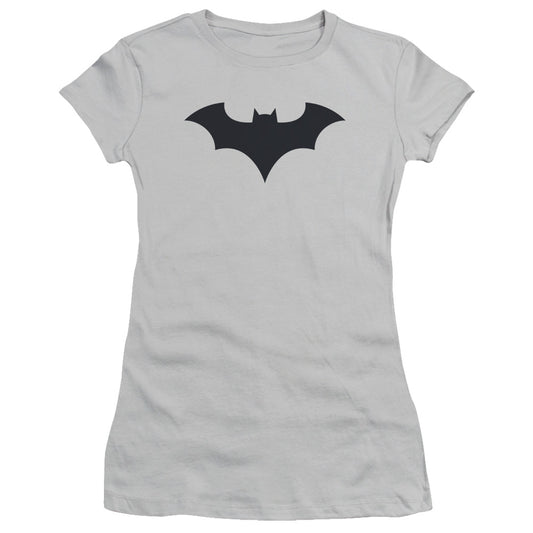 Batman - 52 Title Logo - Short Sleeve Junior Sheer - Silver T-shirt