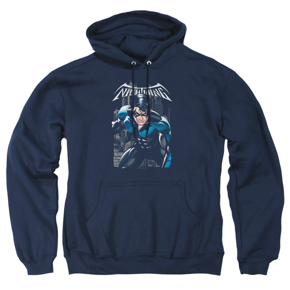 Batman - A Legacy - Adult Pull-over Hoodie - Navy