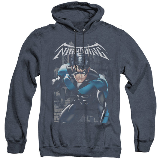 Batman - A Legacy - Adult Heather Hoodie - Navy