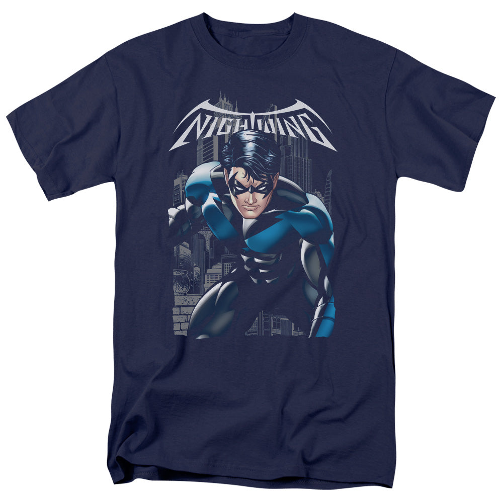 Batman - A Legacy - Short Sleeve Adult 18/1 - Navy T-shirt