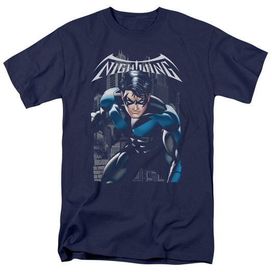 Batman - A Legacy - Short Sleeve Adult 18/1 - Navy T-shirt