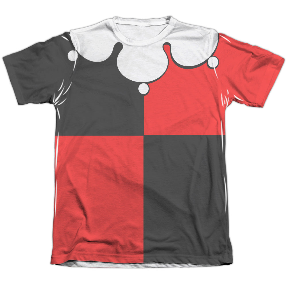 Bataman - Quinn Costume - Adult Poly/cotton Short Sleeve Tee - White T-shirt