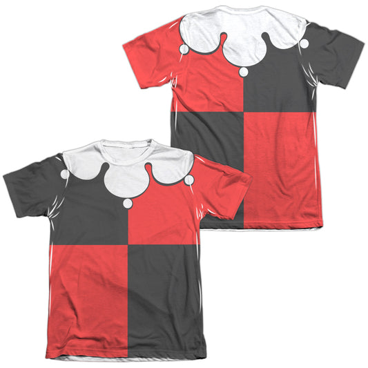 Bataman - Quinn Costume (Front/back Print) - Adult Poly/cotton Short Sleeve Tee - White T-shirt