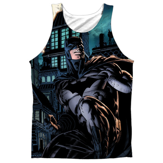 Batman - Coming For You - Adult 100% Poly Tank Top - White