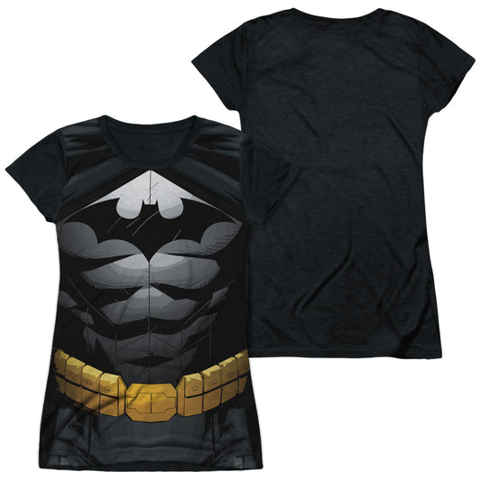 Batman - Uniform - Short Sleeve Junior Poly Black Back - White T-shirt
