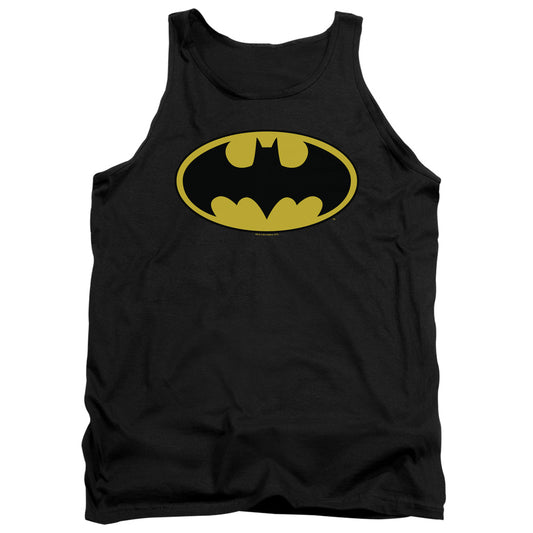 Batman - Classic Logo - Adult Tank - Black