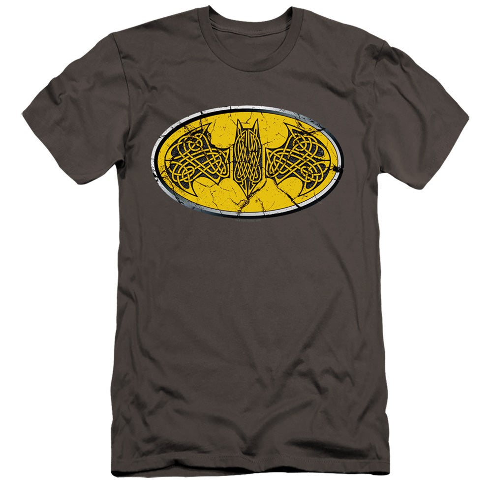Batman - Celtic Shield-premuim Canvas Adult Slim Fit 30/1 - Charcoal