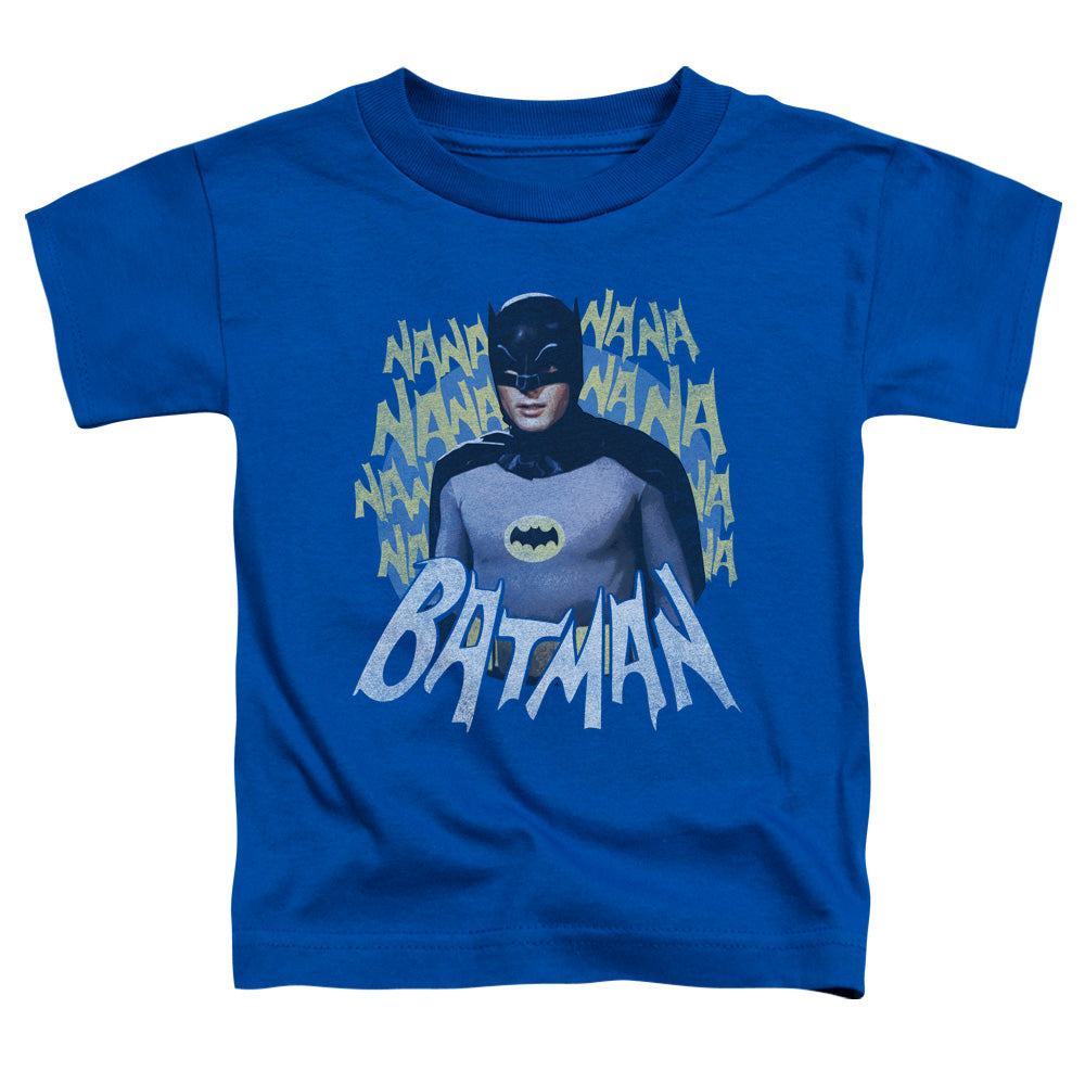 Batman Classic Tv - Theme Song - Short Sleeve Toddler Tee - Royal Blue T-shirt
