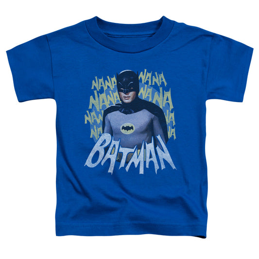Batman Classic Tv - Theme Song - Short Sleeve Toddler Tee - Royal Blue T-shirt