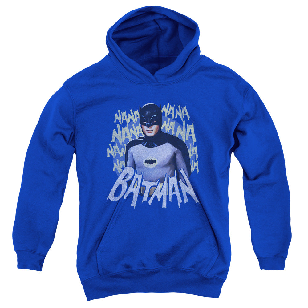 Batman Classic Tv - Theme Song - Youth Pull-over Hoodie - Royal