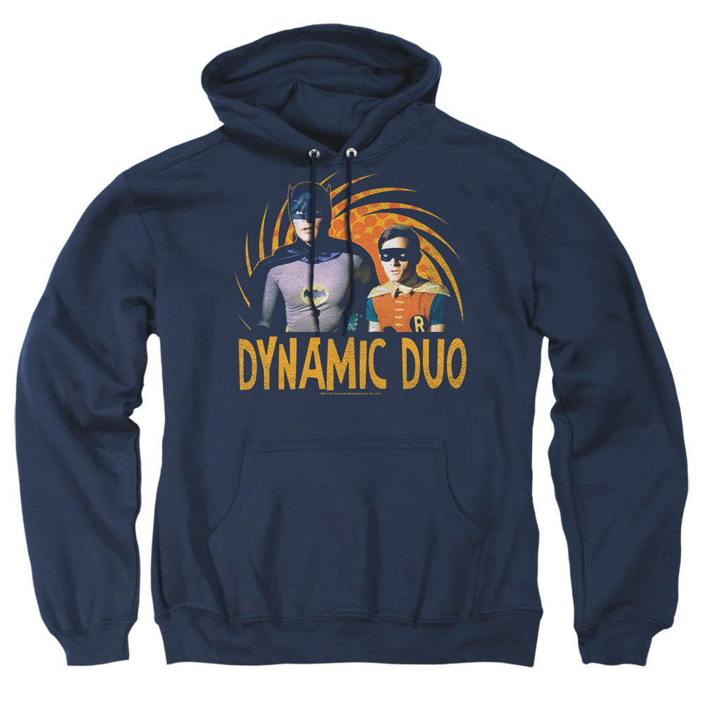 Batman Classic Tv - Dynamic - Adult Pull-over Hoodie - Navy