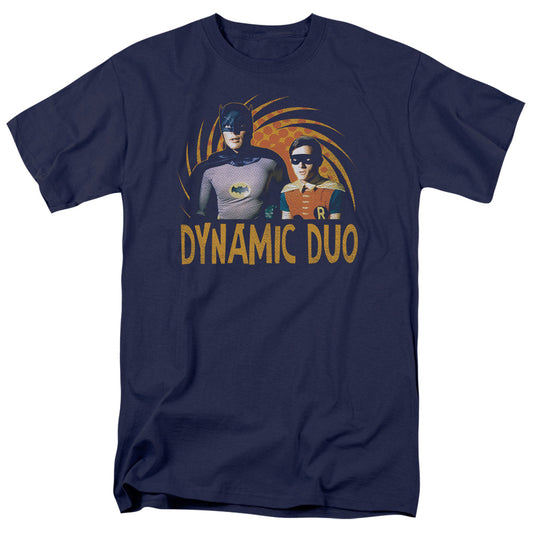 Batman Classic Tv - Dynamic - Short Sleeve Adult 18/1 - Navy T-shirt