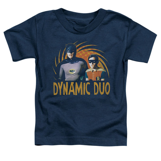 Batman Classic Tv - Dynamic - Short Sleeve Toddler Tee - Navy T-shirt