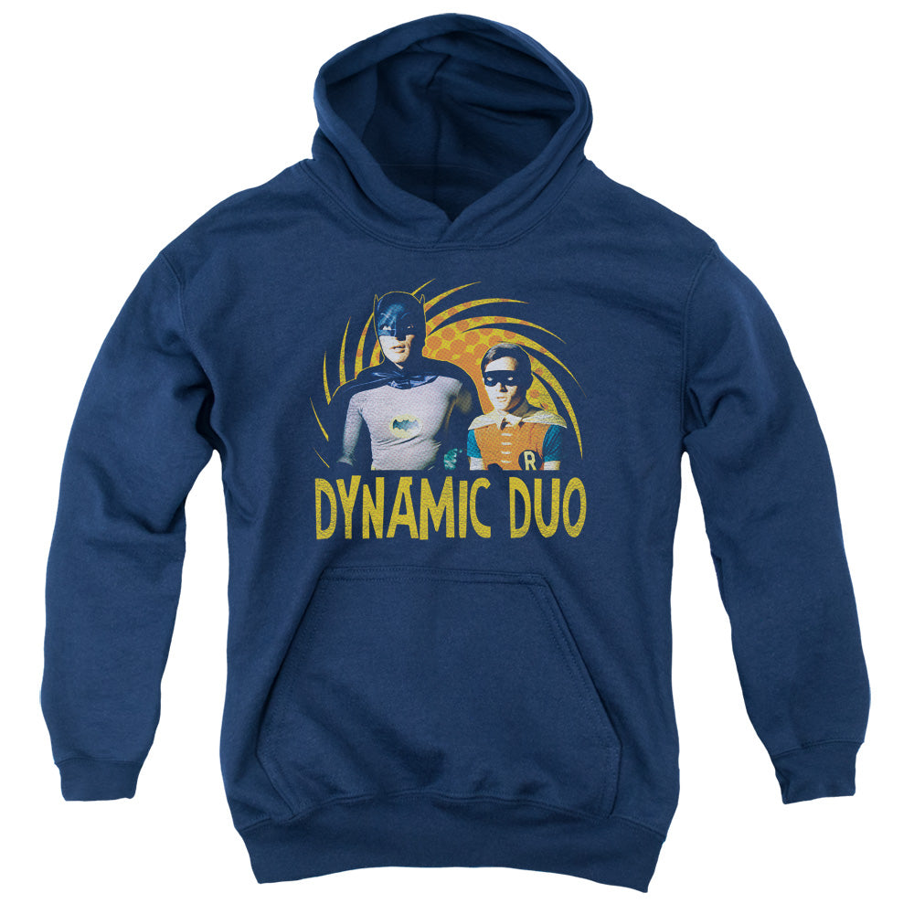 Batman Classic Tv - Dynamic - Youth Pull-over Hoodie - Navy