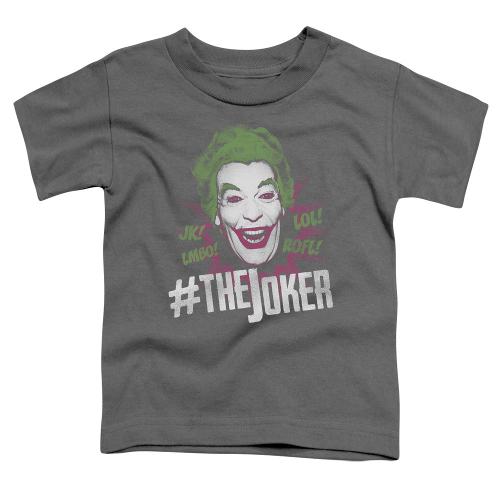 Batman Classic Tv - #joker - Short Sleeve Toddler Tee - Charcoal T-shirt