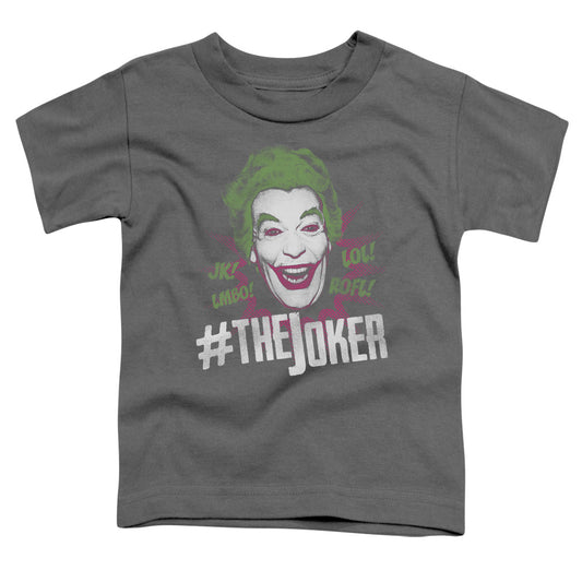 Batman Classic Tv - #joker - Short Sleeve Toddler Tee - Charcoal T-shirt