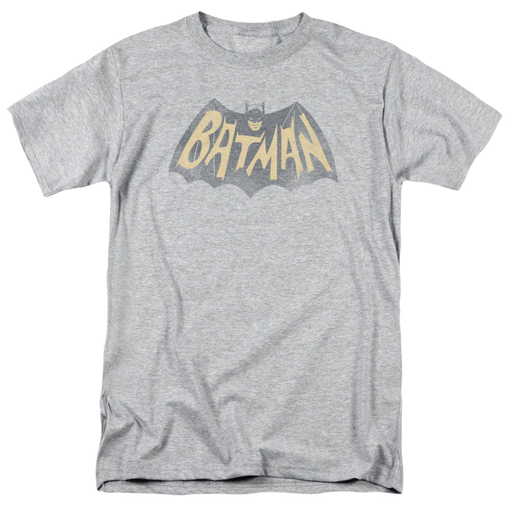 Batman Classic Tv - Show Logo - Short Sleeve Adult 18/1 - Athletic Heather T-shirt