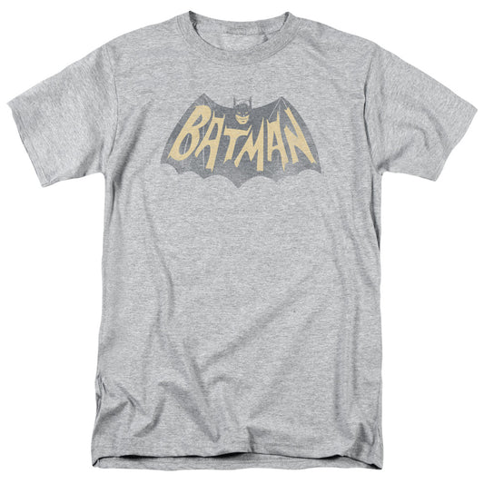 Batman Classic Tv - Show Logo - Short Sleeve Adult 18/1 - Athletic Heather T-shirt