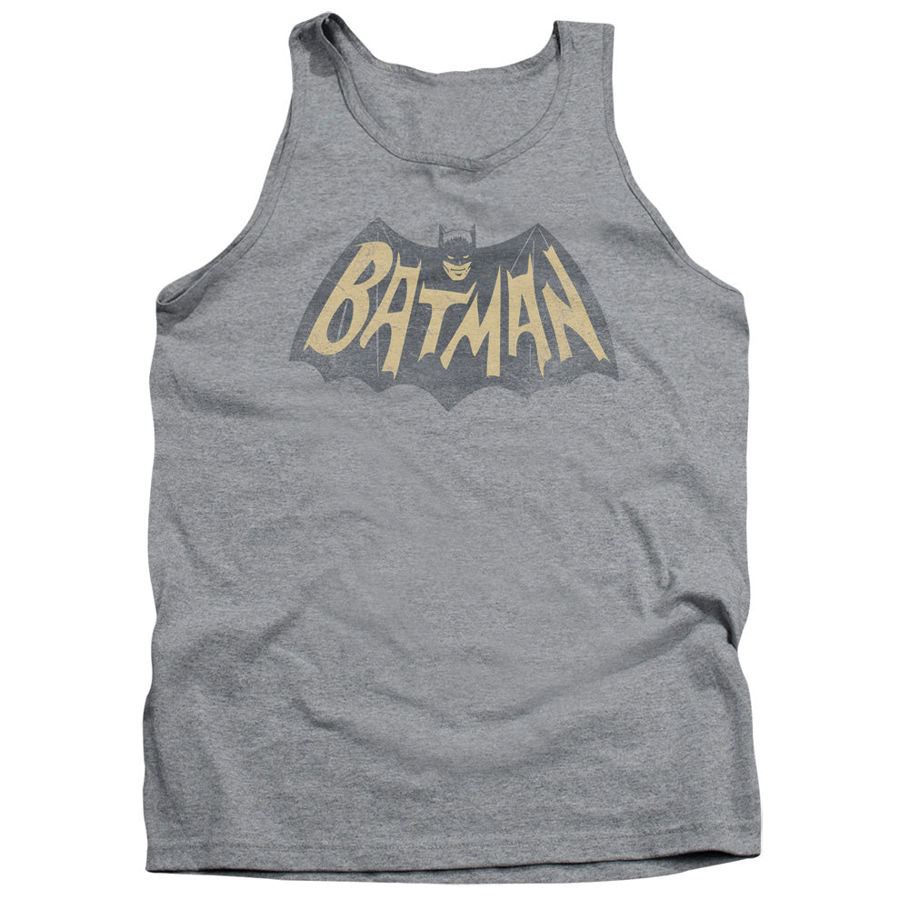 Batman Classic Tv - Show Logo - Adult Tank - Athletic Heather