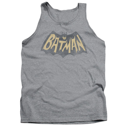 Batman Classic Tv - Show Logo - Adult Tank - Athletic Heather