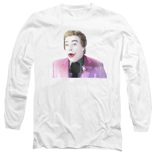 Batman Classic Tv - Thrilled - Long Sleeve Adult 18/1 - White T-shirt