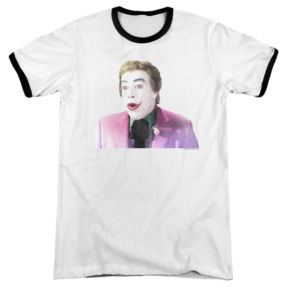 Batman Classic Tv - Thrilled - Adult Ringer - White/black
