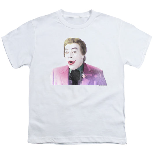 Batman Classic Tv - Thrilled - Short Sleeve Youth 18/1 - White T-shirt