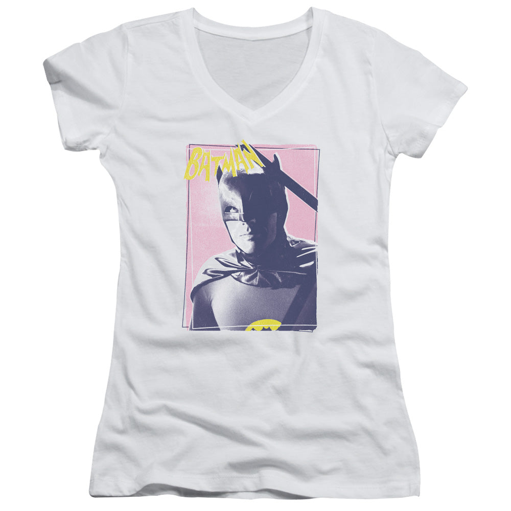 Batman Classic Tv - Wayne 80s-junior V-neck - White