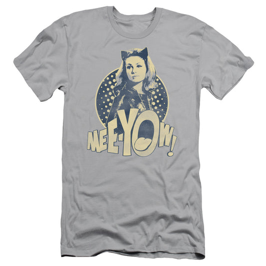 Batman Classic Tv - Meeyow! - Short Sleeve Adult 30/1 - Silver T-shirt
