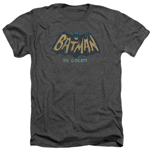 Batman Classic Tv - In Color - Adult Heather - Charcoal