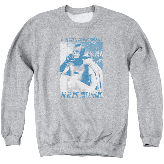 Batman Classic Tv - Boogie Nights - Adult Crewneck Sweatshirt - Athletic Heather