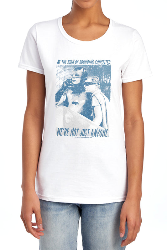 Batman Classic Tv - Boogie Nights - Short Sleeve Womens Tee - Athletic Heather T-shirt