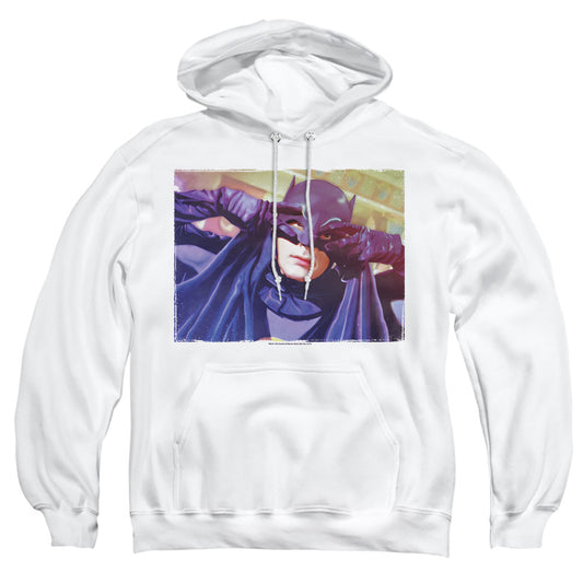 Batman Classic Tv - Smooth Groove - Adult Pull-over Hoodie - White