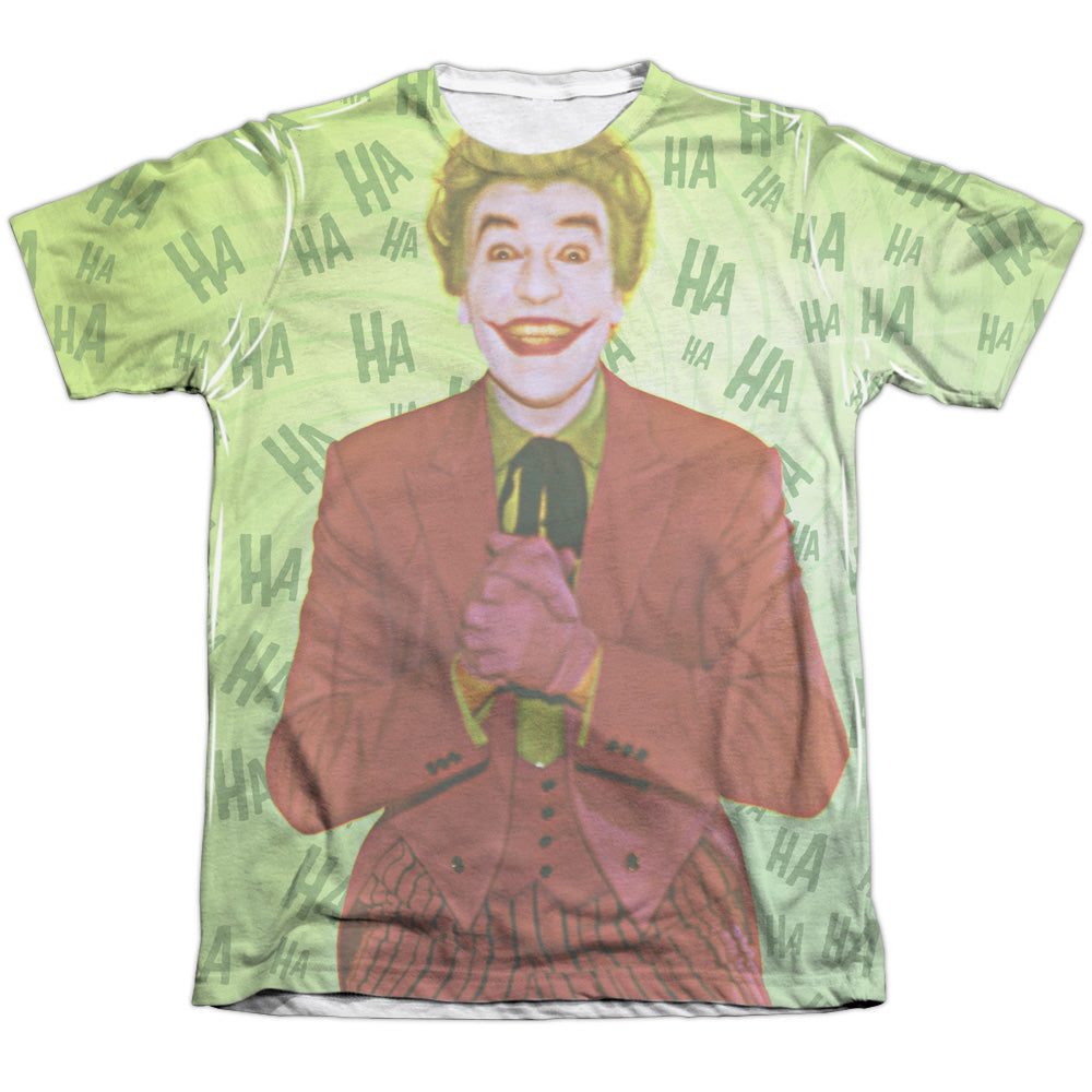 Batman Classic Tv - Jokes On You - Adult Poly/cotton Short Sleeve Tee - White T-shirt