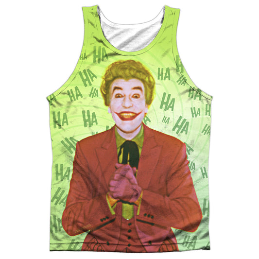 Batman Classic Tv - Jokes On You - Adult 100% Poly Tank Top - White