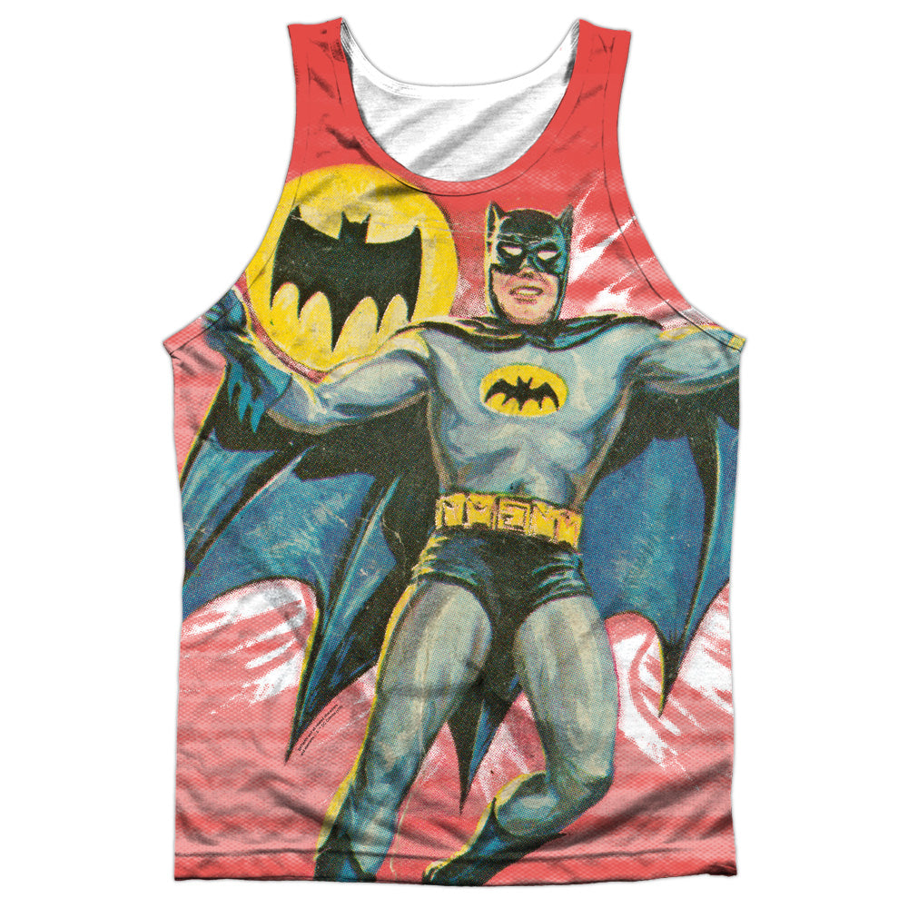 Batman Classic Tv - Wrong Question - Adult 100% Poly Tank Top - White