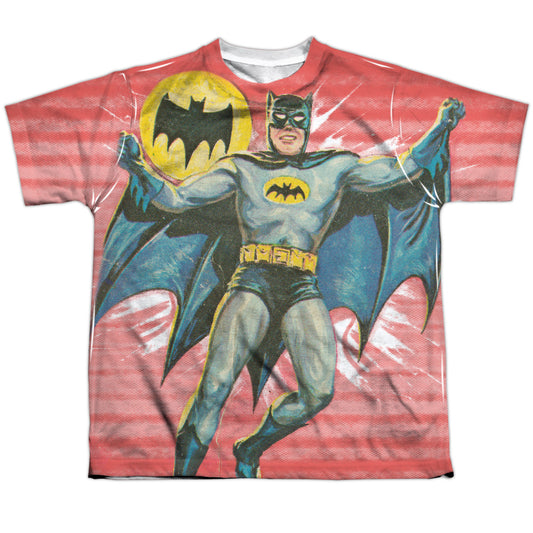 Batman Classic Tv - Wrong Question - Short Sleeve Youth Poly Crew - White T-shirt