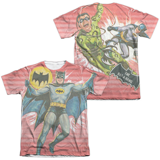 Batman Classic Tv - Wrong Question (Front/back Print) - Adult Poly/cotton Short Sleeve Tee - White T-shirt