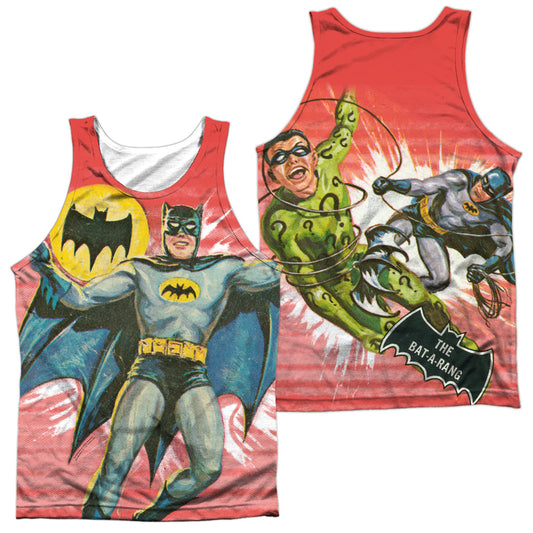 Batman Classic Tv - Wrong Question (Front/back Print) - Adult 100% Poly Tank Top - White