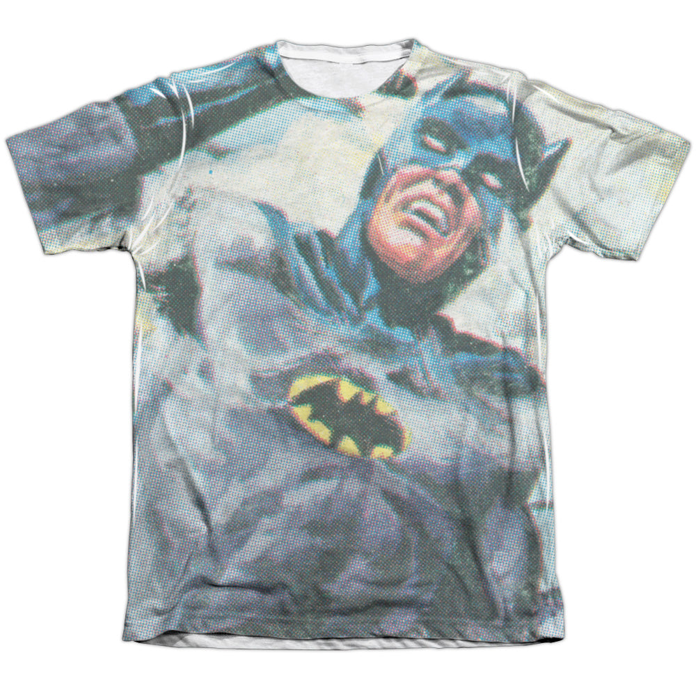 Batman Classic Tv - Foliage - Adult Poly/cotton Short Sleeve Tee - White T-shirt