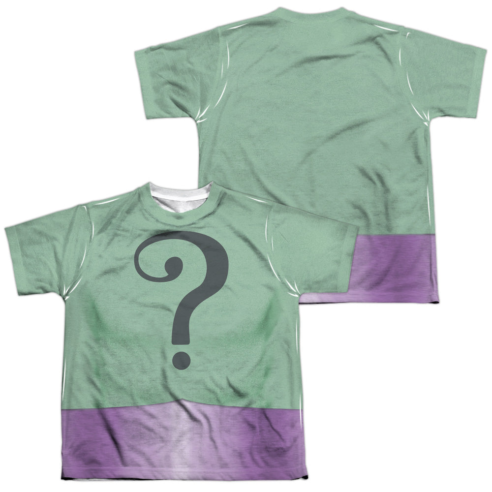 BATMAN CLASSIC TV RIDDLER UNIFORM (FRONT/BACK PRINT)-S/S YOUTH T-Shirt