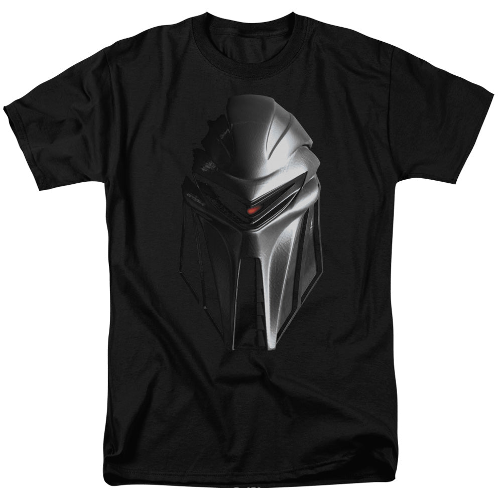 Bsg - Cylon Head - Short Sleeve Adult 18/1 - Black T-shirt