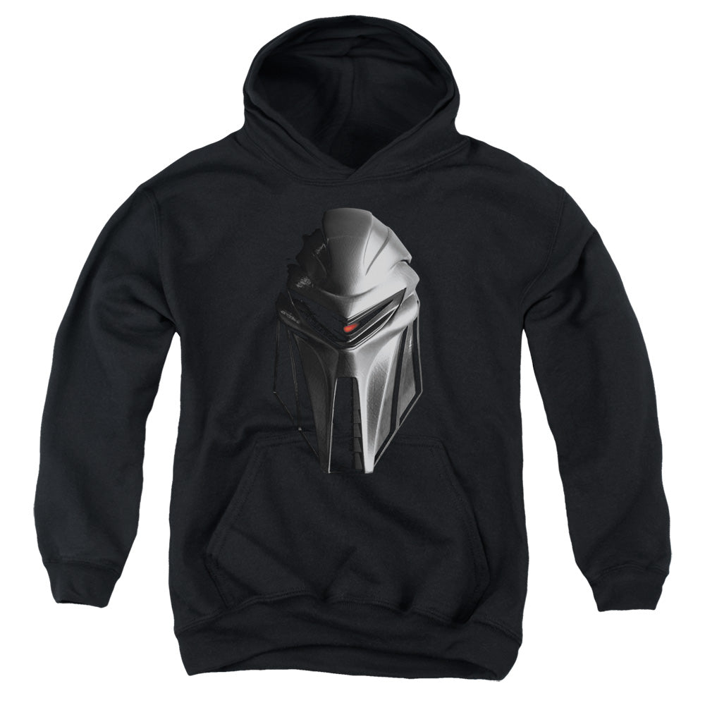 Bsg Cylon Head-youth Pull-over Hoodie - Black