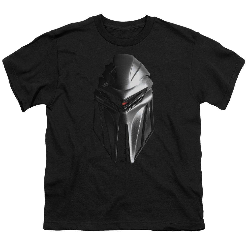 Bsg - Cylon Head - Short Sleeve Youth 18/1 - Black T-shirt