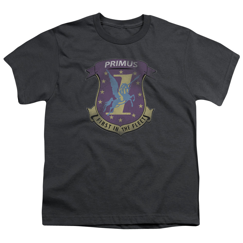 Bsg - Primas Badge - Short Sleeve Youth 18/1 - Charcoal T-shirt